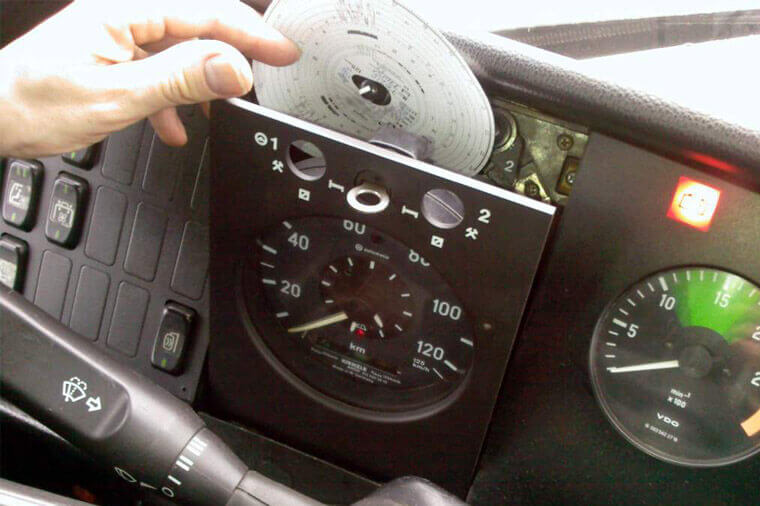 Tachograph security seals