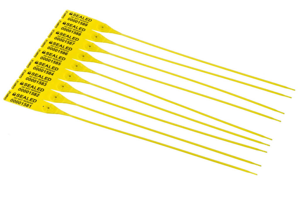 Plastic Seal DSR-250 Yellow by Hoefon Security Seals